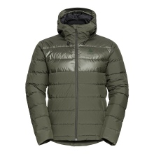 Odlo Winter Jacket Severin N-Thermic Insulated with Hood (water-repellent, windproof, breathable) dark green Men